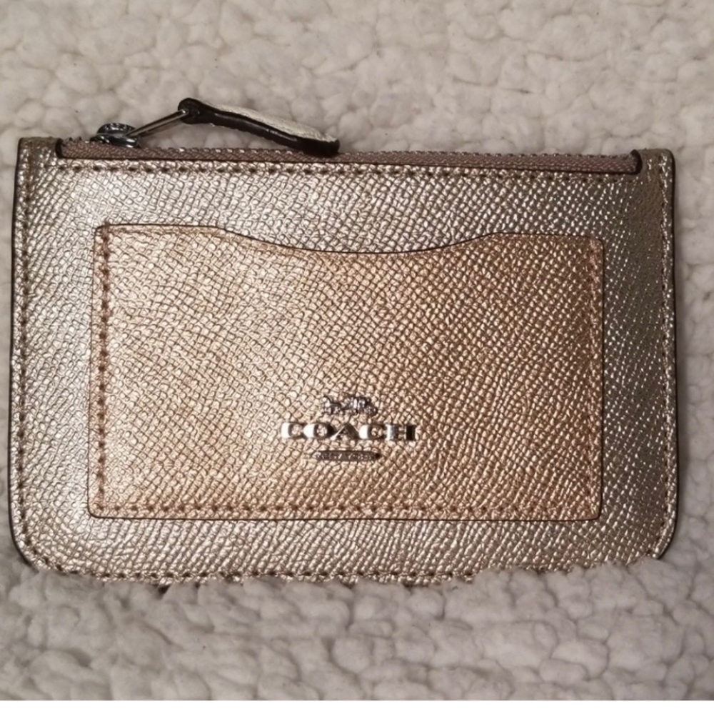 Coach metallic wallet